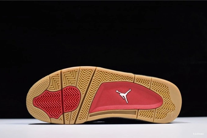 Cheap MAX x Jordan 'black' Levi's Air 4 AO2571-001 0706